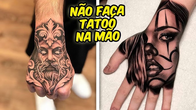 tattoo para mão masculina