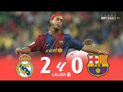 Real Madrid 2 x 0 Barcelona ● La Liga 06/07 Extended Goals & Highlights ᴴᴰ