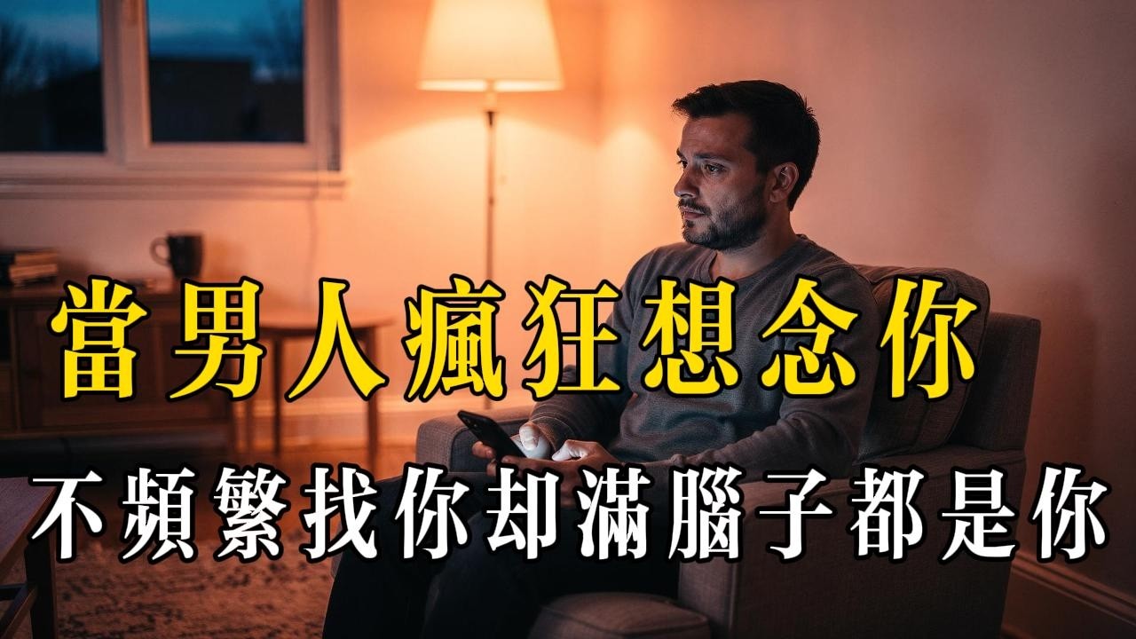男人越想你，越克制、越沉默，有些想念，沉默卻情深