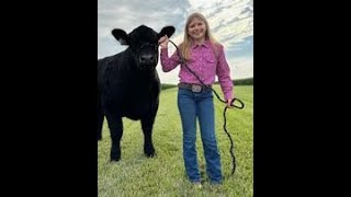 IA Governor's Charity Steer Show- Emma Wayson