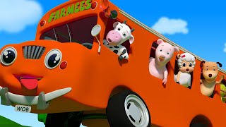 Roda Di Atas Bus | puisi anak-anak | The Wheels On The Bus | Nursery Rhymes | Kids Songs