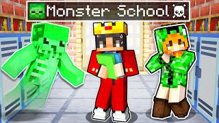 Going to MONSTER SCHOOL in Minecraft!