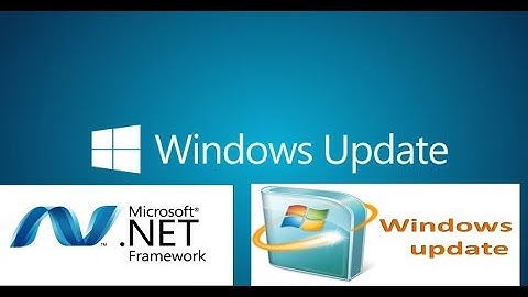 windows update on/off and net framework 4.7.2