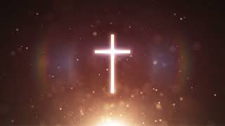 Cross in Fiery Embrace: 7 Minute Loop for Intense Reflection