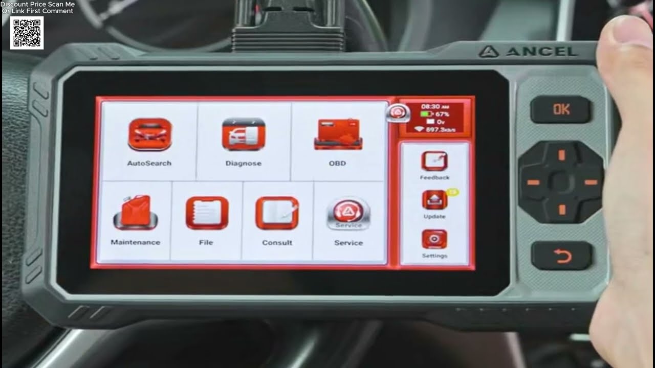 ANCEL FX6100 OBD2 Auto Scanner All System Diagnostic Specs