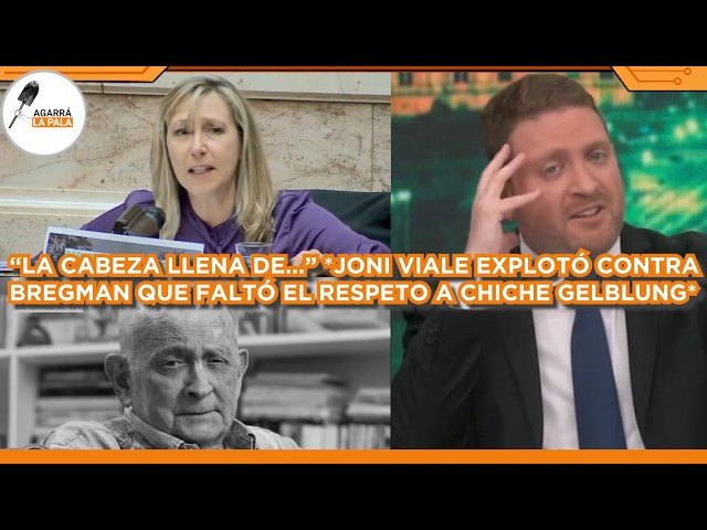 JONI VIALE SE VOLVIÓ LOCO CONTRA LA ZURDA BREGMAN QUE LE FALTÓ EL RESPETO A CHICHE GELBLUNG "ODIO"