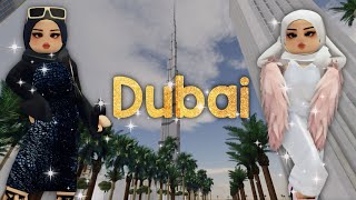 Dubai Vlog 2024  w/ Voice, Roblox Vlog, Burj Khalifa,  Shopping, Girls Event, Spa ‍♀