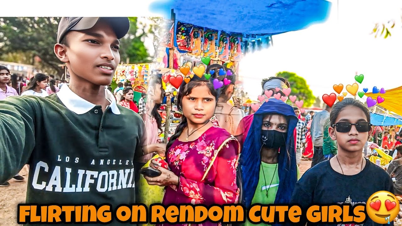 Flirting With Rendom Cute girls 😘||Crazy Reaction Cute girls ❤️||Mdy Vlogs ❣️||