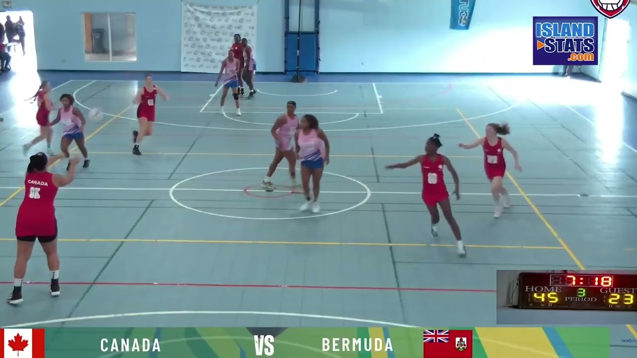 Bermuda vs Canada Action at the  Battle of the Isles