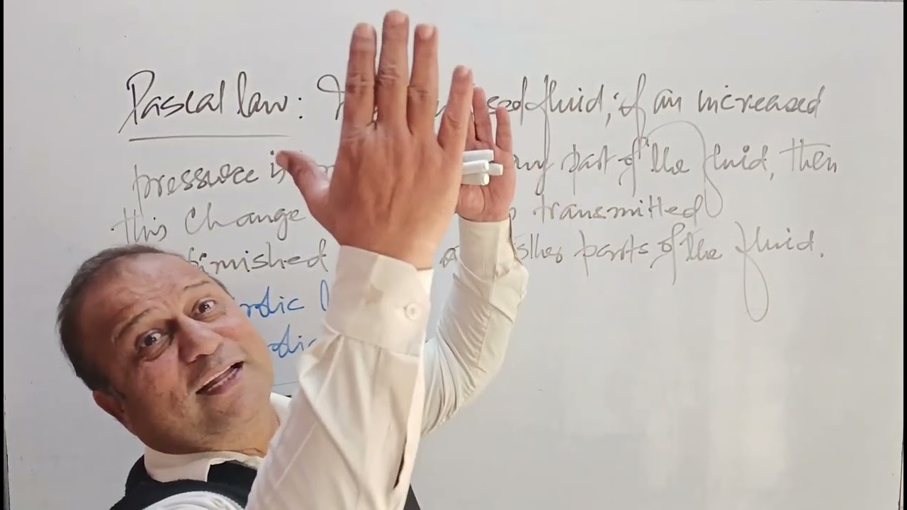 Physics for NEET/JEE- Class-11- Mechanical Properties of Fluids-Pascal Law + Numericals- Le -02