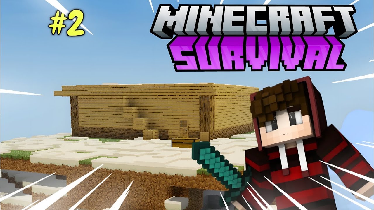MINECRAFT PE Survival Series Ep 2 in Hindi 1.21 Made OP Survival Base ...