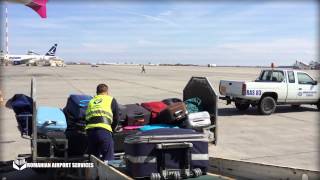 Romanian Airport Services OTOPENI Aircraft Baggage Load1