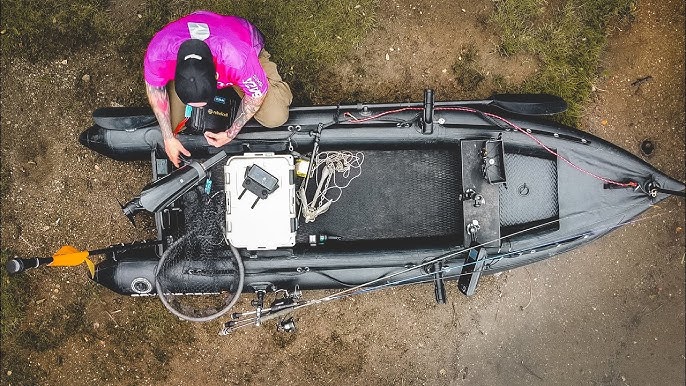 Belly Boat for Pike on the High Rider 170 with Motor - Simon Gibson 