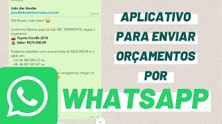 How to create an app to send PRICE QUOTES directly via WHATSAPP screenshot 3