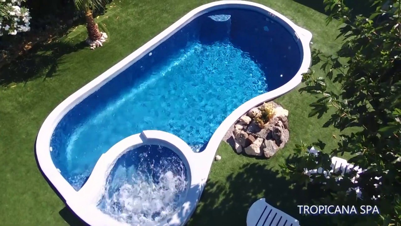 Fábrica de piscinas de fibra de vidrio - Vinylester swimming pools - YouTube