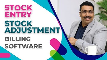 Stock Entry Stock adjustment Option in Retail Daddy Billing Software