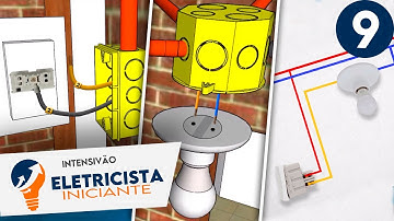 Eletricista Iniciante: Como INSTALAR interruptor SIMPLES e TREE-WAY de uma CASA? 💡💯