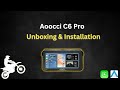 Aoocci C6 Pro Full Review: Motorcycle Dash Cam With Apple CarPlay & Android Auto + TPMS