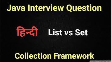difference between list and set in java | java interview questions