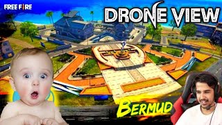 BERMUDA REMASTERED MAP DRONE VIEW ! FREE FIRE MAP DRONE VIEW ! BERMUDA REMASTERED ! ARMY LEGEND 55