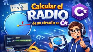 Calcular el radio de un círculo en C#