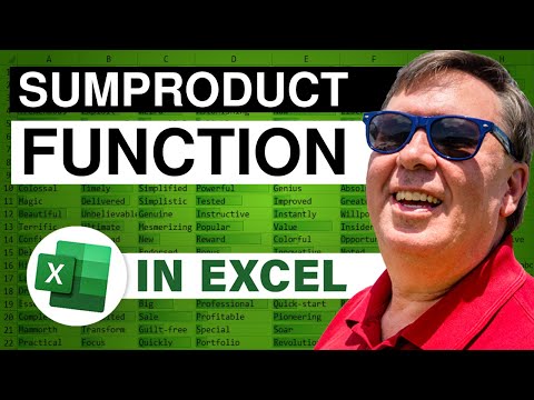 Excel - Master SUMPRODUCT: Simplify Complex Array Formulas in Excel Tutorial - Episode 662