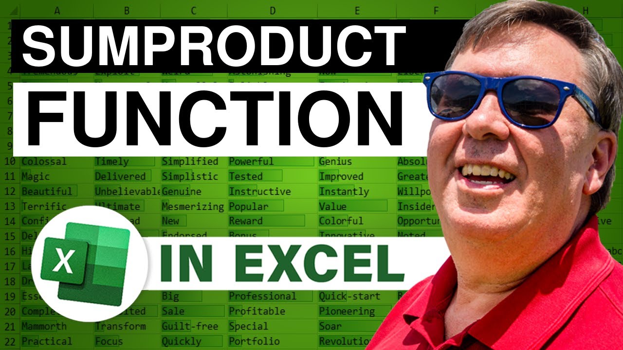 Excel - Master SUMPRODUCT: Simplify Complex Array Formulas in Excel ...
