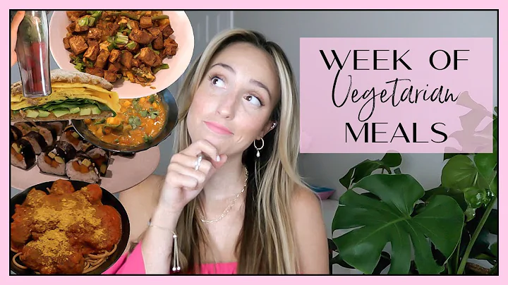 WEEK OF VEGETARIAN MEALS//Vegetaria...  Meal Ideas/vegetarian sushi and meatballs, vegetarian recipes