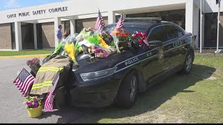 Community continues to mourn loss of Cayce Officer Drew Barr, killed in line of duty