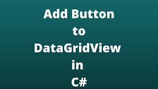 Add Button to DataGridView and CRUD Operations in C# in Telugu Step by Step