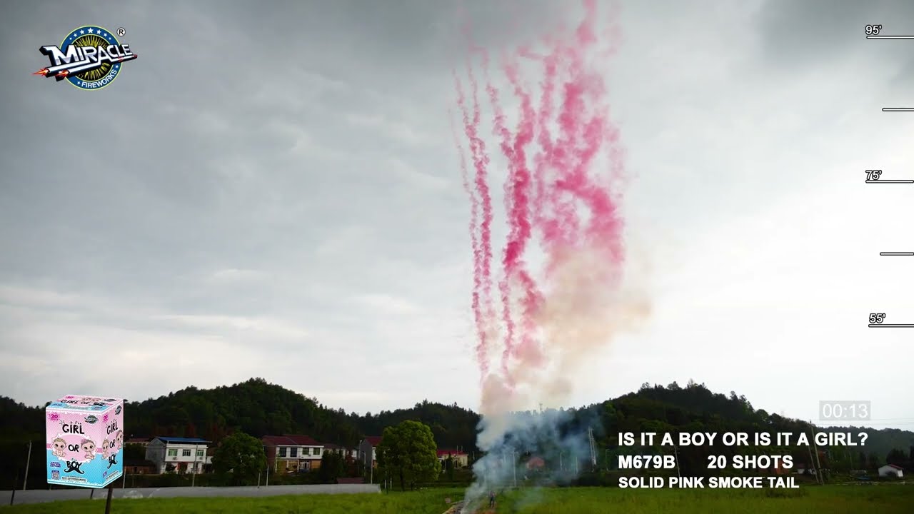 IT'S A BOY OR IT'S A GIRL 20 SHOT (Smoke Cake) MIRACLE M2-M679