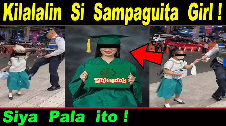 Sampaguita Girl , Lumabas Na!  Nakita Na!  Siya  Pala ito !