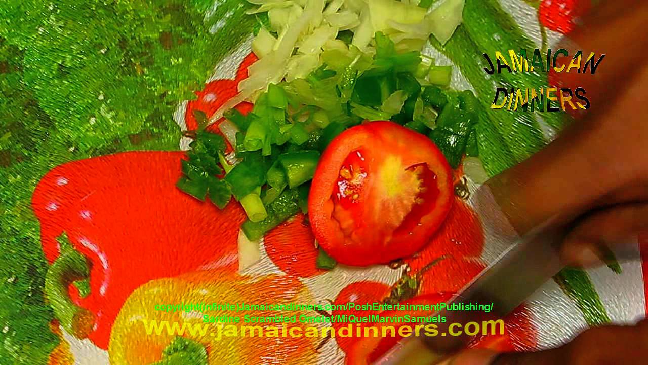 Sardine Scramble Omelet Jamaican food HD YouTube