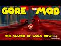 LAVA REPLACED THE WATER? SM64 GORE MOD - Part 2