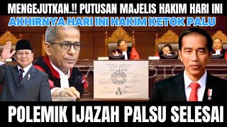 MENGEJUTKAN.!! KADO AKHIR TAHUN BAGI JOKOWI, HAKIM KETUK PALU IJAZAH PALSU ..!?