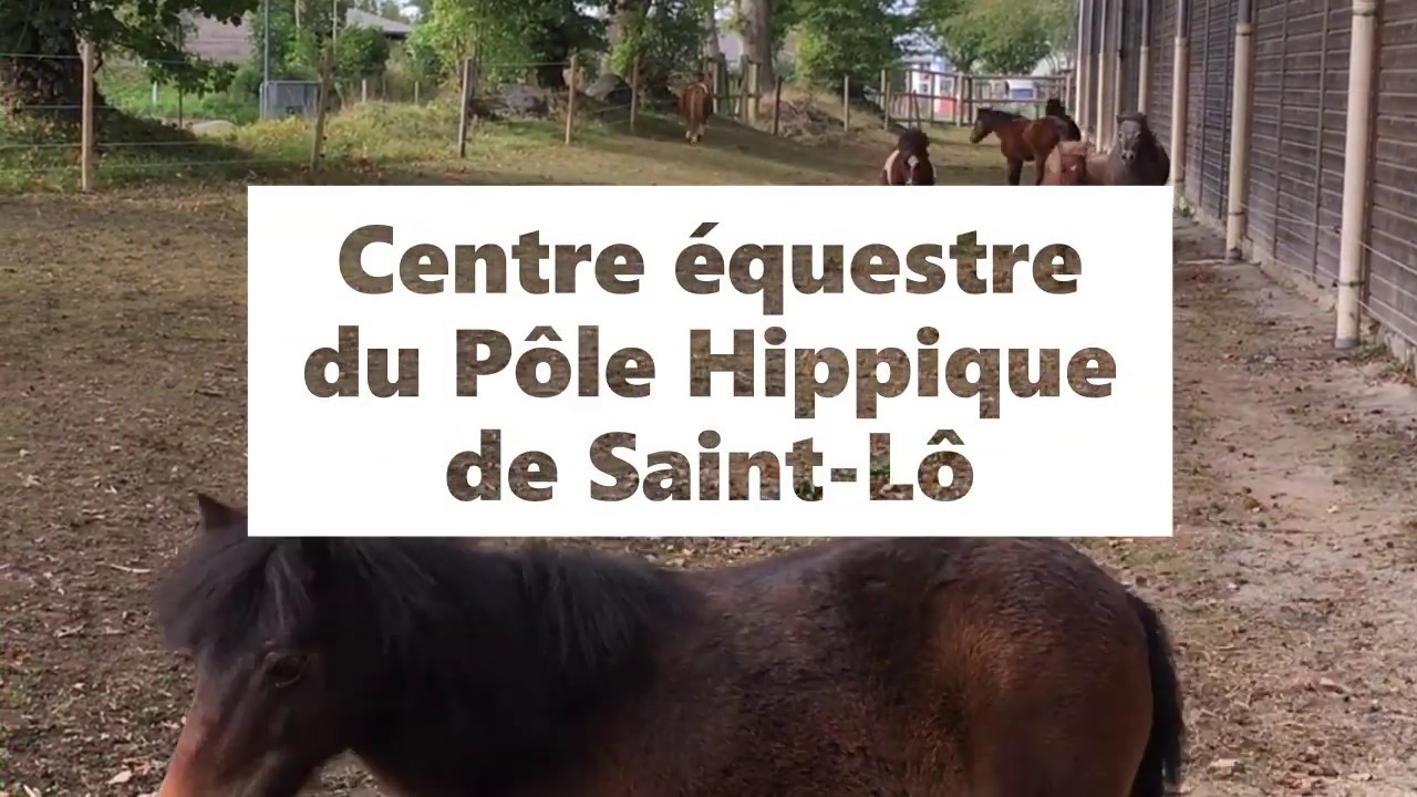 Centre équestre du Pôle Hippique de SaintLô YouTube
