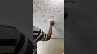Class 10 Maths PYQS Triangles(2024)#cbsepreviousyearquestion#ytshort#mathematicclass10#cbse #maths