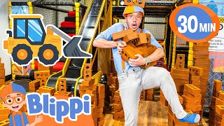 Blippi Visits Dig It Indoor Playground! Construction Vehicles for Toddlers screenshot 5