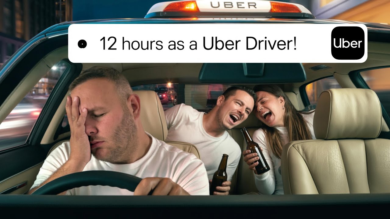12 Hours as an UBER driver! How much £££ did i make ??
