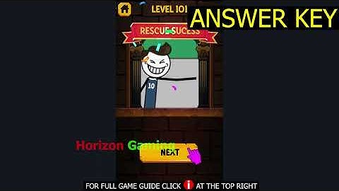 Draw to Save Stickman Story LEVEL 101 - Gameplay Walkthrough Android IOS