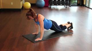 Staggered Push Ups