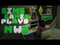 Sims Gamer Girl Plays MW2