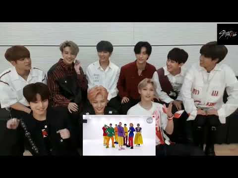 Straykids reaction to [BANGTAN BOMB] 'GO (GOGO)' Dance practice (halloween ver).