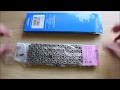 Shimano Dura Ace / XTR 11 speed chain weight and unboxing