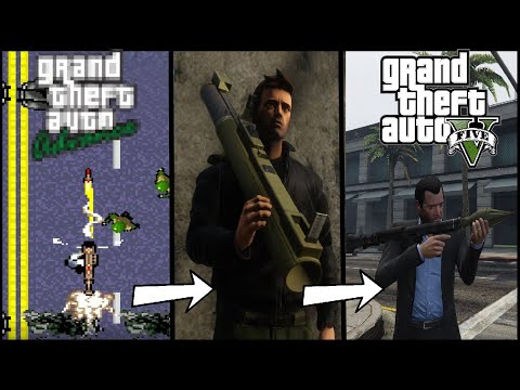 Эволюция Тяжёлого Оружия в GTA | Ракетницы, Миниганы и Огнемёты