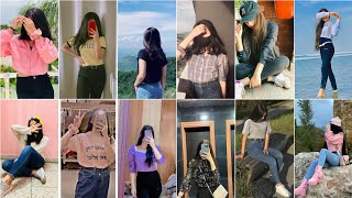 ✨Stylish girls dpz for insta, fb|💜cute photo poses in jeans top| teenage girl dp photo poses| hd dpz screenshot 2