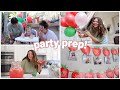 party prep & decorate with me for Grace’s 1st birthday!