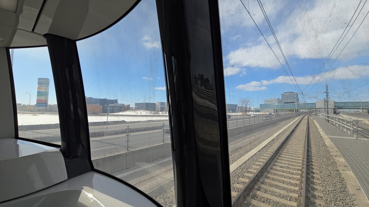 REM ride from Brossard to Deux-Montagnes - Sunday, March 1, 2026