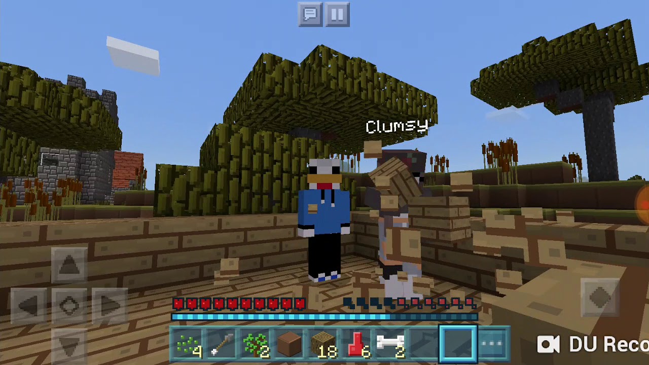 Heute ist Clumsy dabei /Minecraft überleben - YouTube
