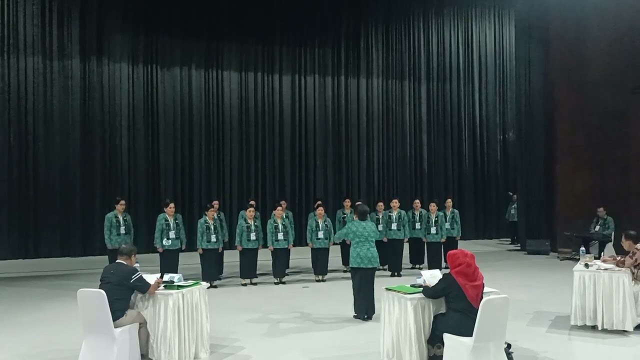 LOMBA TIM PADUAN SUARA PKK TINGKAT NASIONAL MEWAKILI PROVINSI JAWA TIMUR // MARS PKK